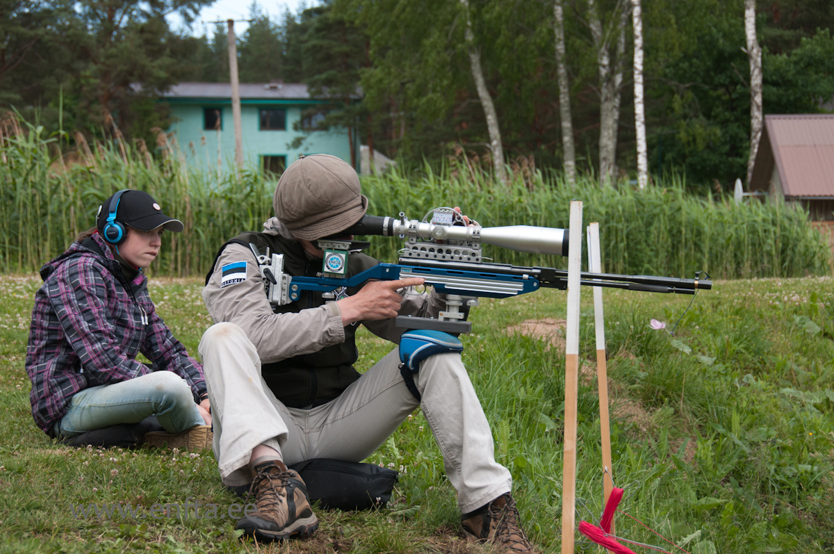 ...and Heli Jalakas, Weihrauch HW 97 KT, March-X Tactical 8-80x56